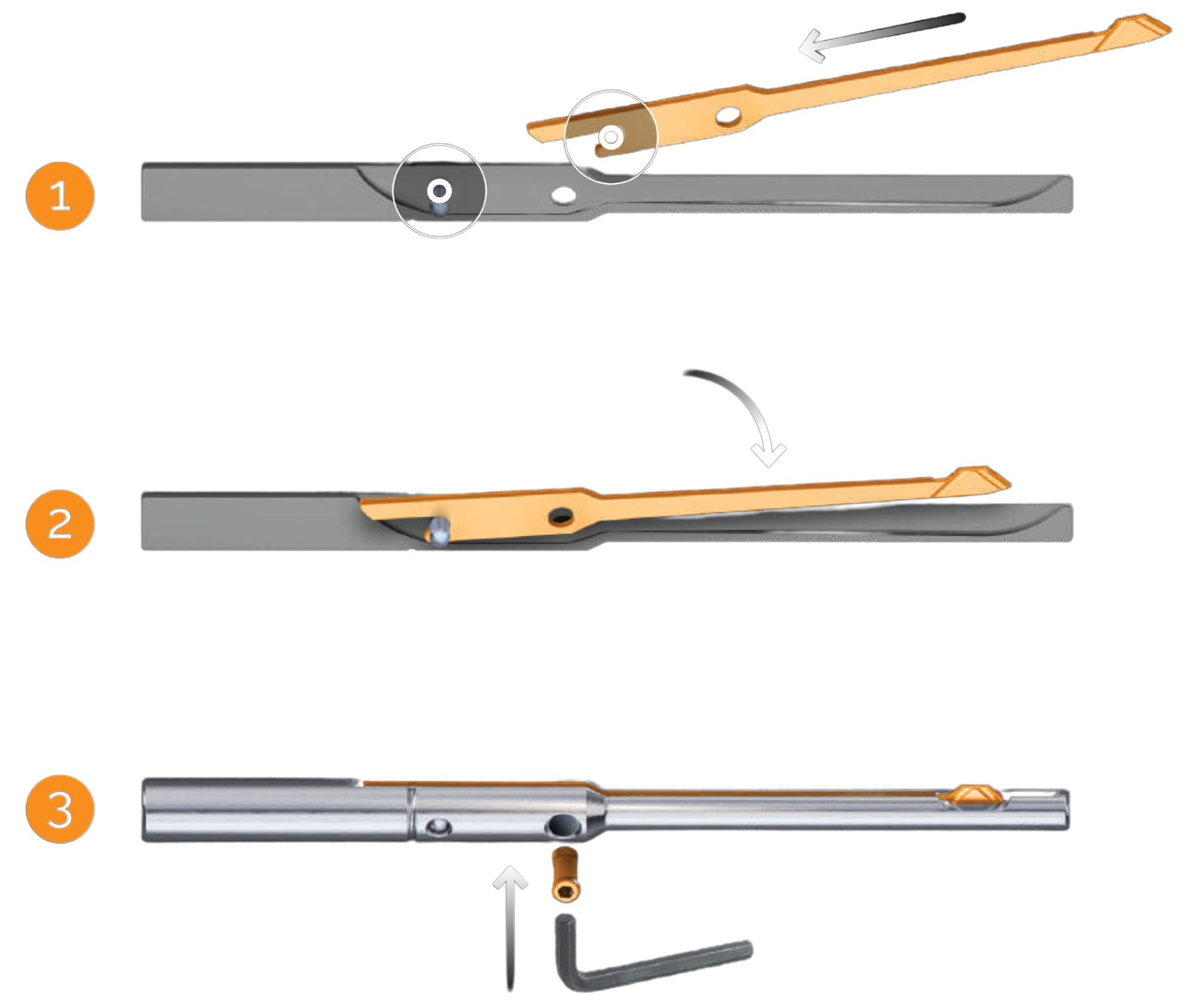 Blade Insertion Steps